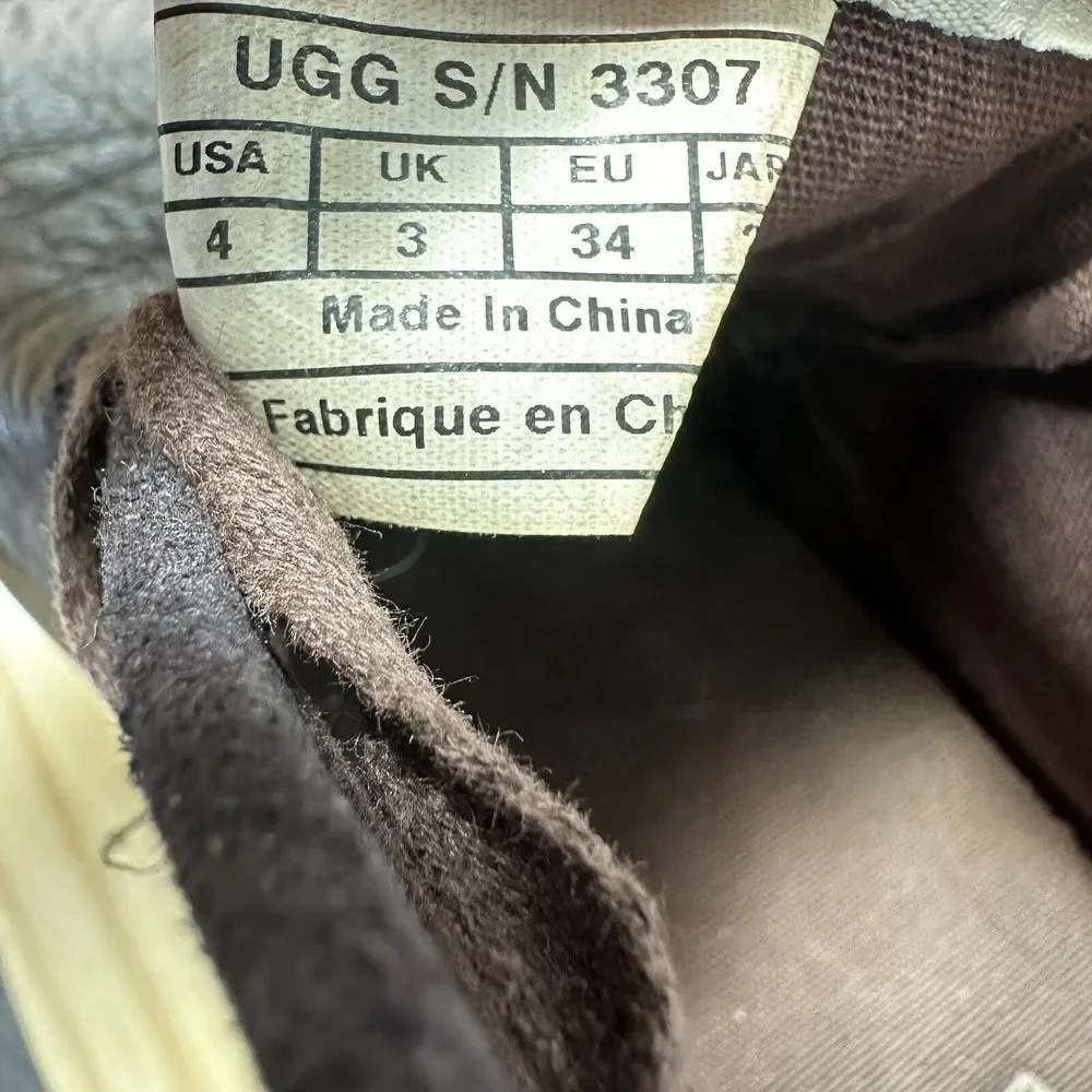 UGG Australia Brockman (Chocolate)‎ Kid Shoes 3307 Size 4